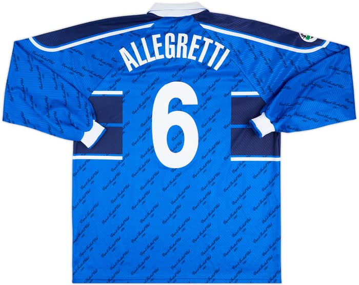 1999-00 Empoli Match Issue Home L/S Shirt Allegretti #6