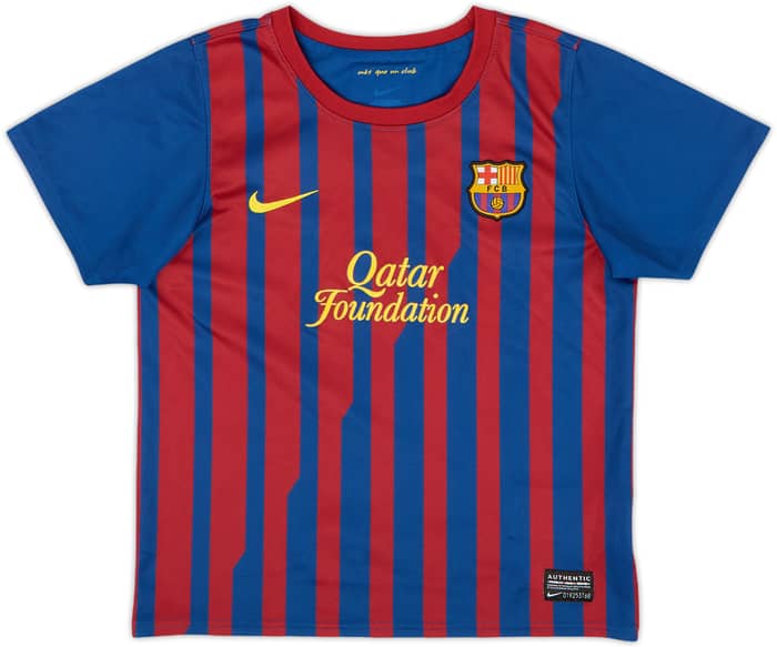 2011-12 Barcelona Home Shirt - 5/10 - (S.Boys)