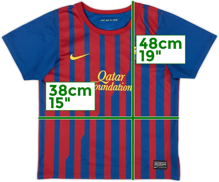 2011-12 Barcelona Home Shirt - 5/10 - (S.Boys)