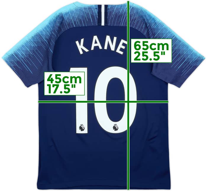 2018-19 Tottenham Away Shirt Kane #10 - 8/10 - (XL.Boys)