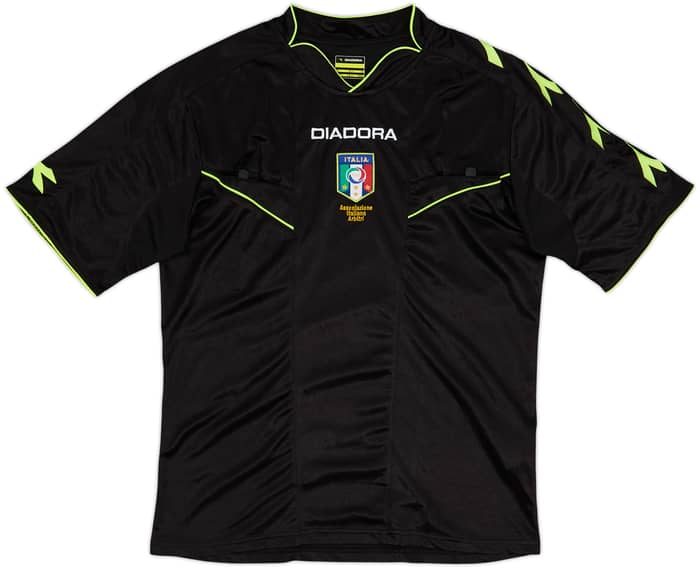 Camiseta Diadora de árbitro de Italia 2013-14 - 10/10 - (M)
