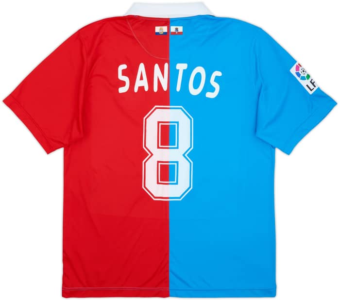 Camiseta de la tercera equipación del Racing Santander 2009-10 Santos #8 - 7/10 - (S)
