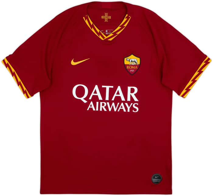 2019-20 Roma Home Shirt Dzeko #9 - 8/10 - (M)