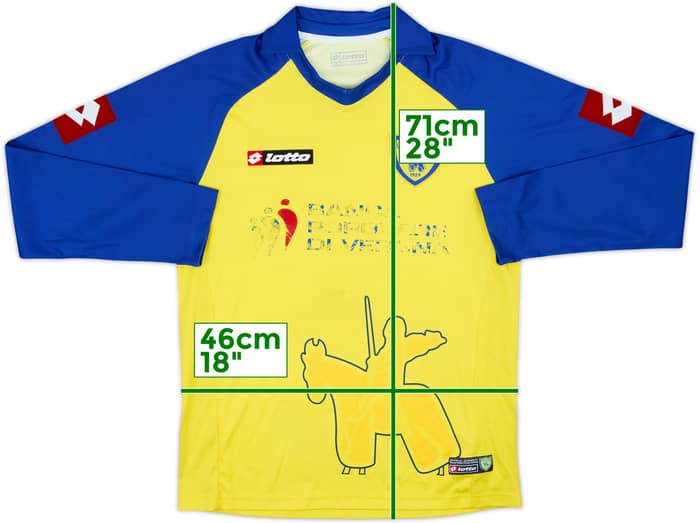 2008-09 Chievo Verona Home L/S Shirt - 4/10 - (XS)