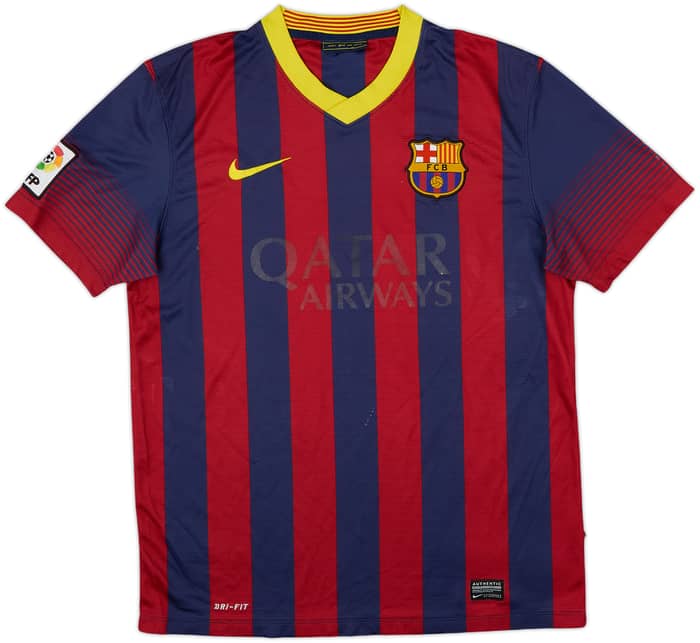 2013-14 Barcelona Home Shirt - 3/10 - (L)