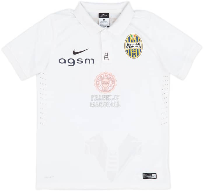 Camiseta de visitante del Hellas Verona 2014-15 - 7/10 - (Niños L)