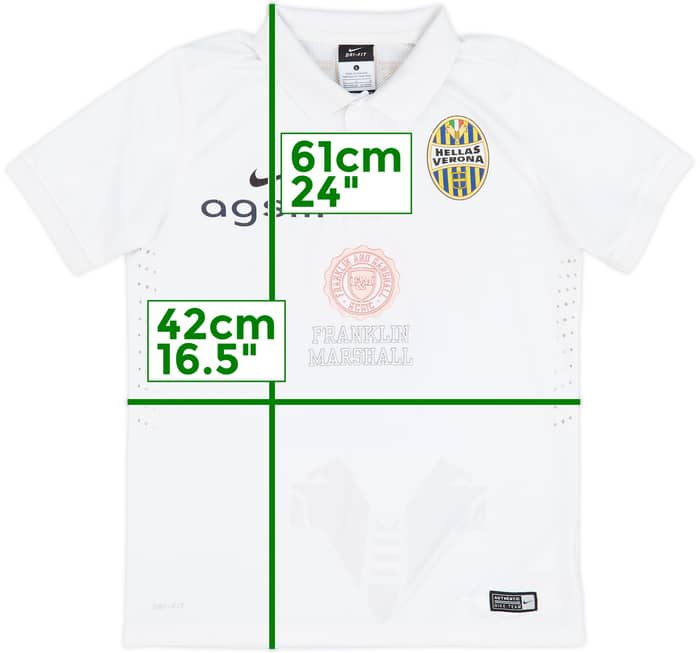Camiseta de visitante del Hellas Verona 2014-15 - 7/10 - (Niños L)