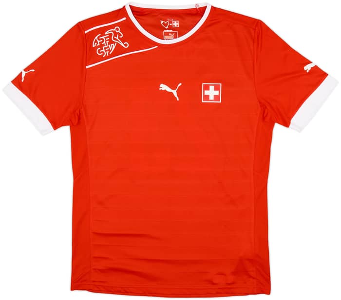 2012-13 Switzerland Home Shirt Shaqiri #23 - 8/10 - (L)
