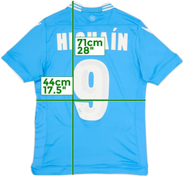 2013-14 Napoli Camiseta Local Higuain #9 - 4/10 - (M)