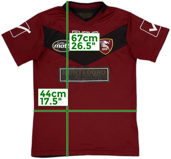 Camiseta Givova de entrenamiento de Salernitana 2015-16 - 3/10 - (XS)