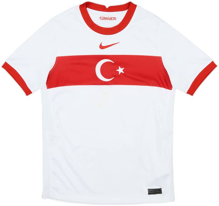 Camiseta de visitante de Turquía 2020-22 - 5/10 - (Niños L)