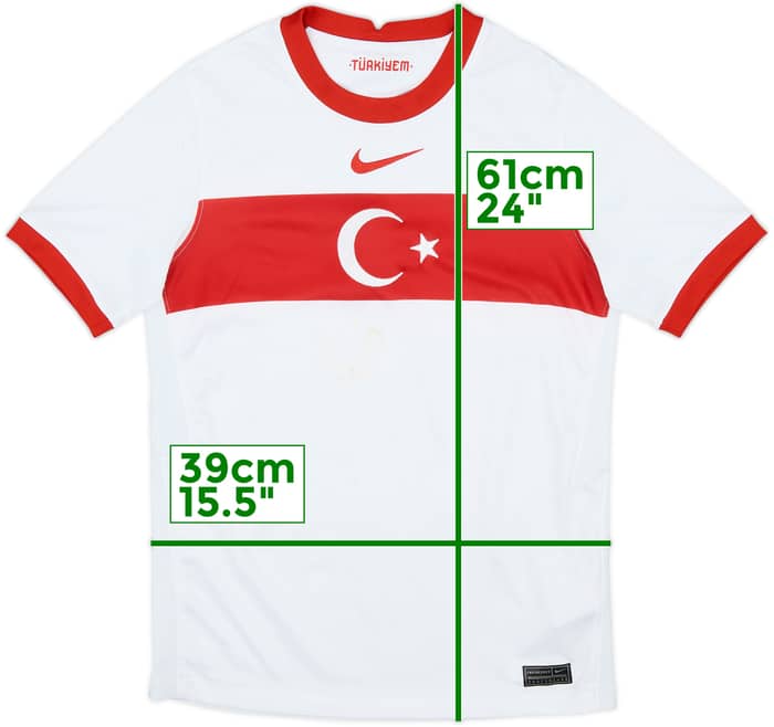 Camiseta de visitante de Turquía 2020-22 - 5/10 - (Niños L)