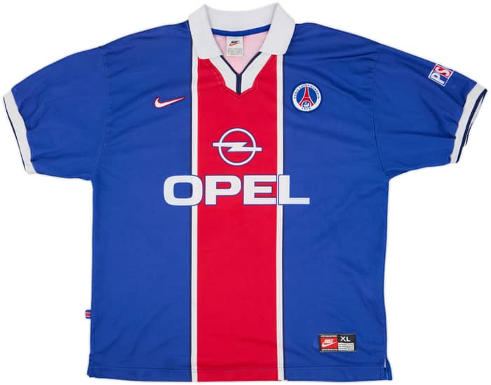 1997-98 Paris Saint-Germain Home Shirt Rai #10 - 7/10 - (XL)