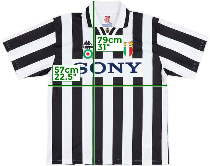 1995-97 Juventus Camiseta Local #6 - 4/10 - (XL)