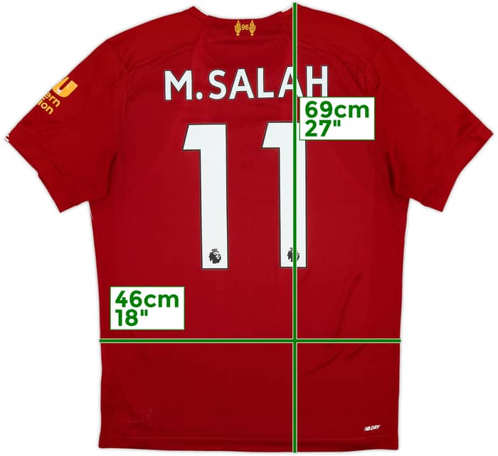 2019-20 Liverpool Camiseta Local M.Salah #11 - 5/10 - (M)