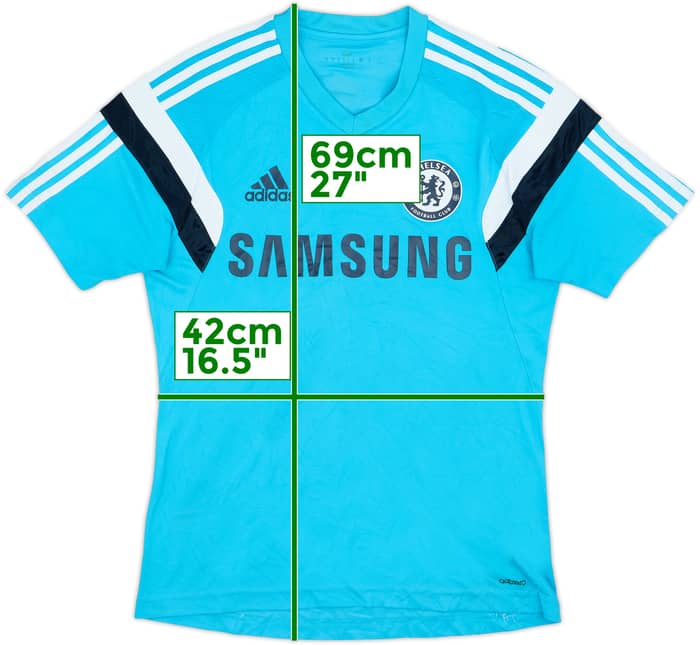 2014-15 Chelsea adizero Training Shirt - 7/10 - (S)
