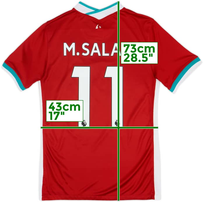 2020-21 Liverpool Home Shirt M.Salah #11 - 6/10 - (S)