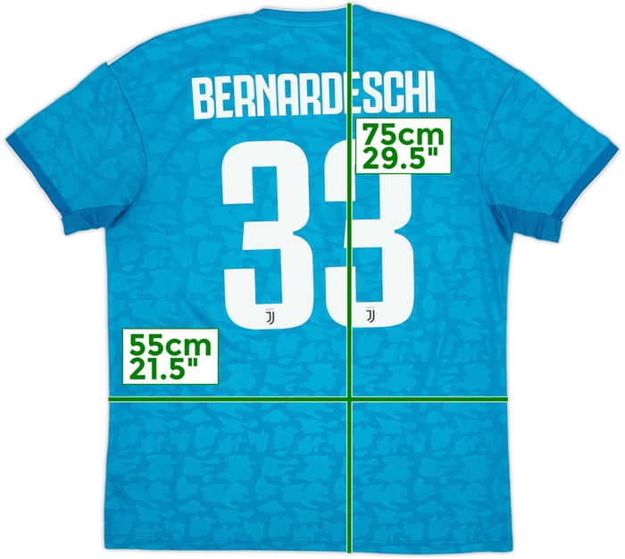 2019-20 Juventus Third Shirt Bernardeschi #33 - 8/10 - (L)