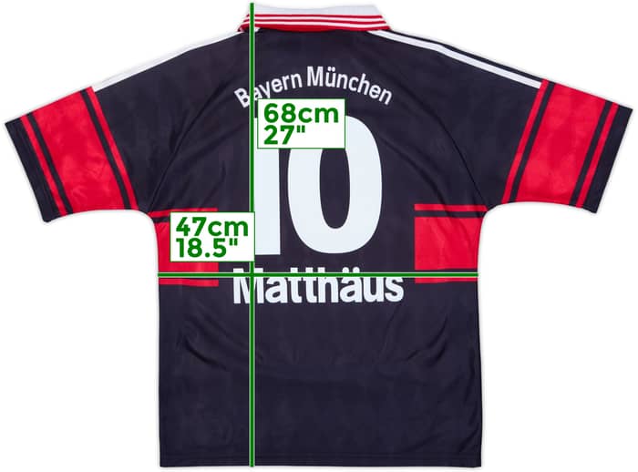 1997-99 Bayern Munich Home Shirt Matthaus #10 - 8/10 - (XL.Boys)