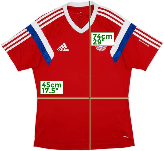 2014-15 Bayern Múnich adizero Camiseta de Entrenamiento - 8/10 - (M)