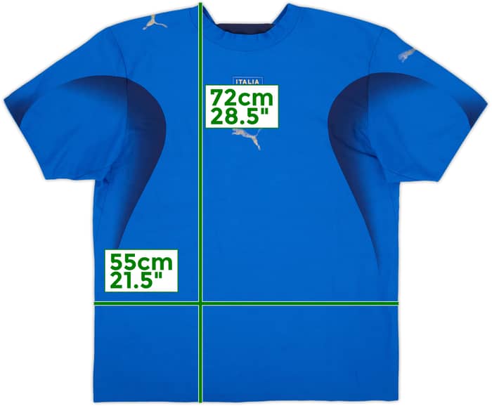 2006 Italia Camiseta Local - 5/10 - (L)