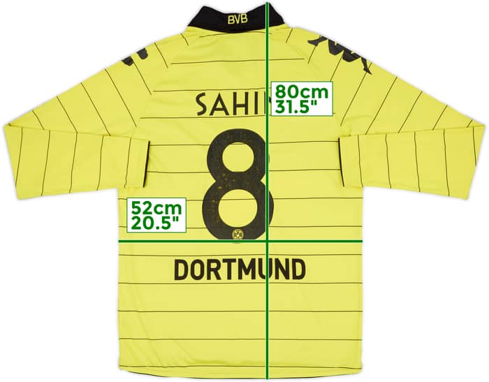 2010-11 Borussia Dortmund Home L/S Shirt Sahin #8 - 6/10 - (L)