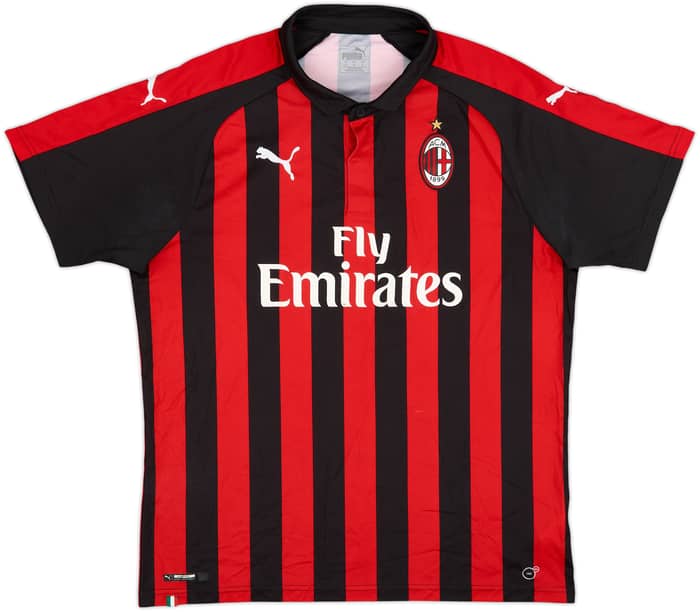 2018-19 AC Milan Home Shirt - 7/10 - (XL)