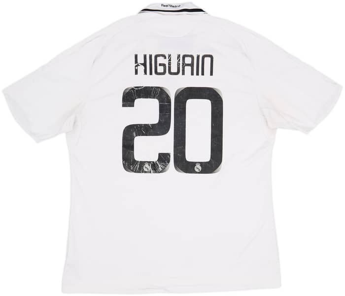 2008-09 Real Madrid Home Shirt Higuain #20 - 4/10 - (XL)