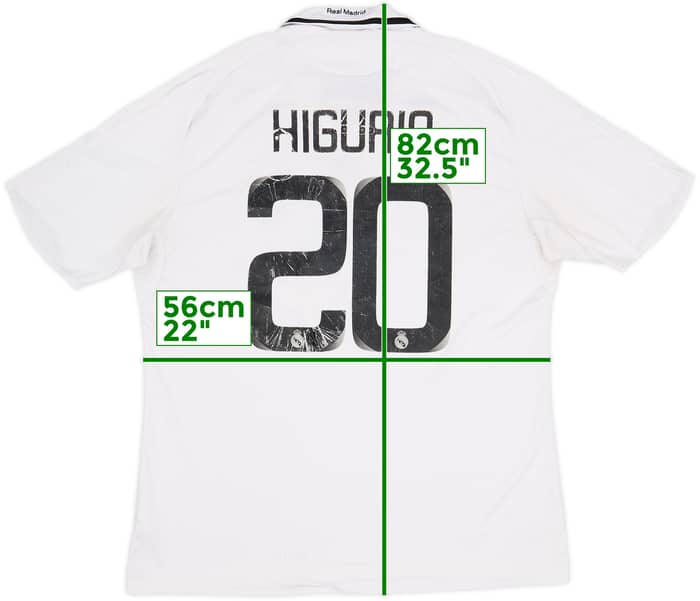 2008-09 Real Madrid Home Shirt Higuain #20 - 4/10 - (XL)