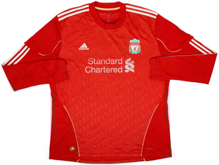 2010-12 Liverpool Home L/S Shirt Suarez #7 - 4/10 - (XL)