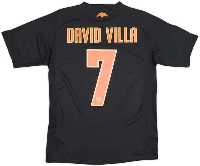 Camiseta de visitante del Valencia 2006-07 David Villa #7 - 8/10 - (S)