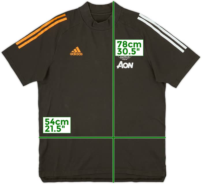 2020-21 Manchester United adidas Cotton Tee - 6/10 - (L)