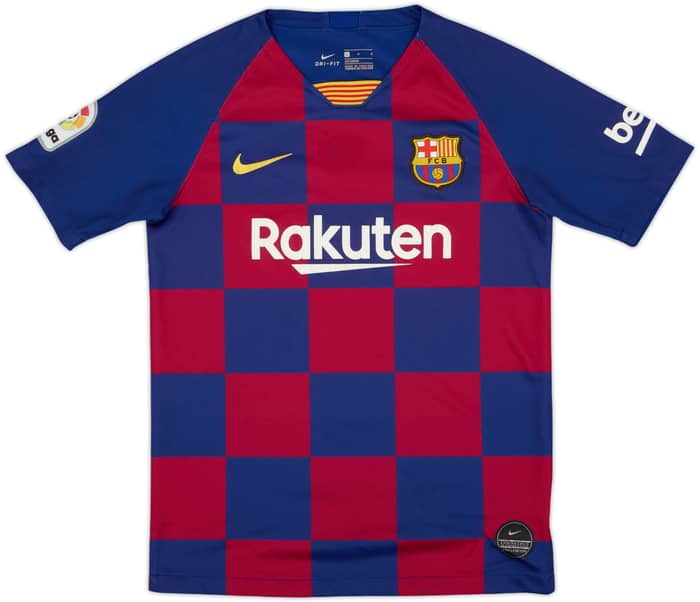 2019-20 Barcelona Home Shirt - 7/10 - (L.Boys)