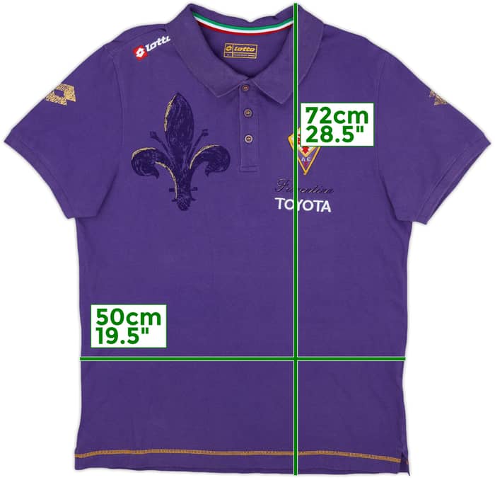 2008-09 Fiorentina Lotto Polo - 8/10 - (L)