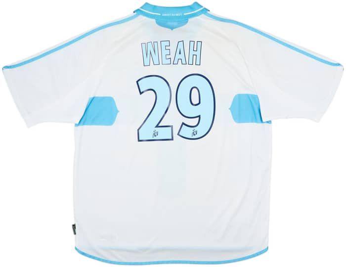2000-01 Olympique Marseille Home Shirt Weah #29 - 8/10 - (XL)