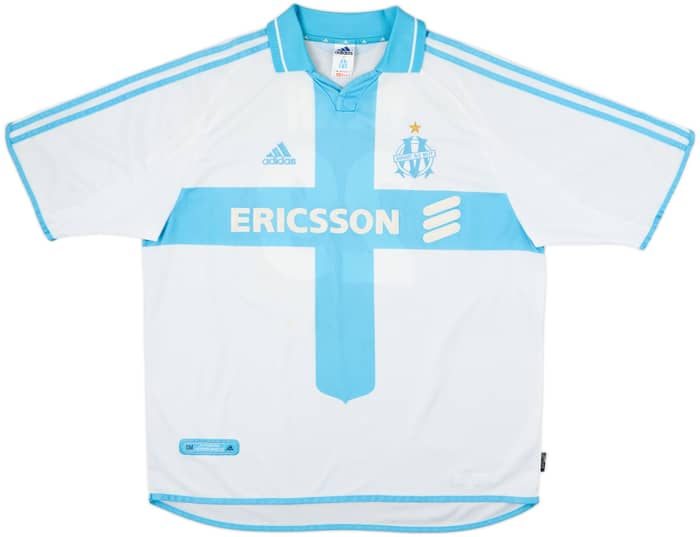 2000-01 Olympique Marseille Home Shirt Weah #29 - 8/10 - (XL)