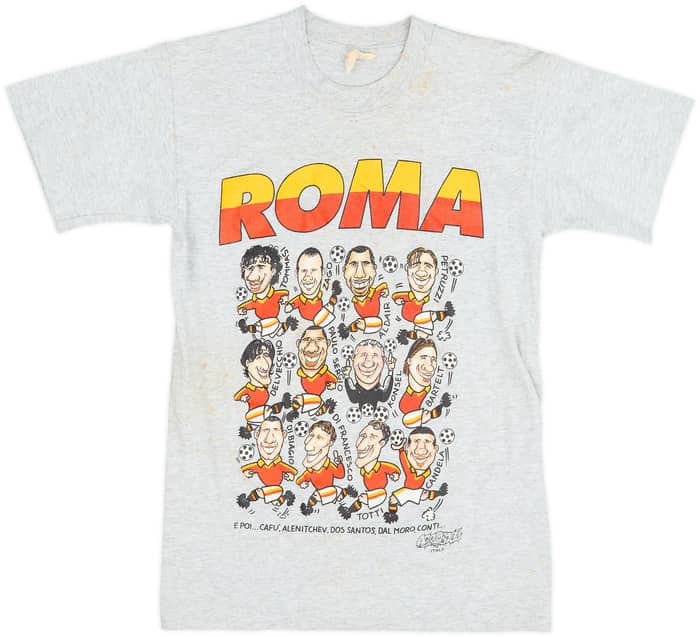 1998-99 Roma Graphic Tee - 5/10 - (S)