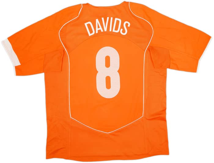 2004-06 Netherlands Home Shirt Davids #8 - 8/10 - (XL)