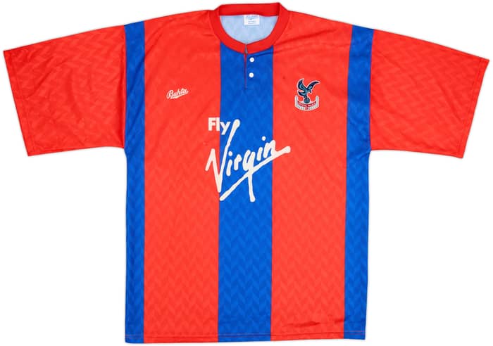 1990-91 Crystal Palace Home Shirt - 8/10 - (L)
