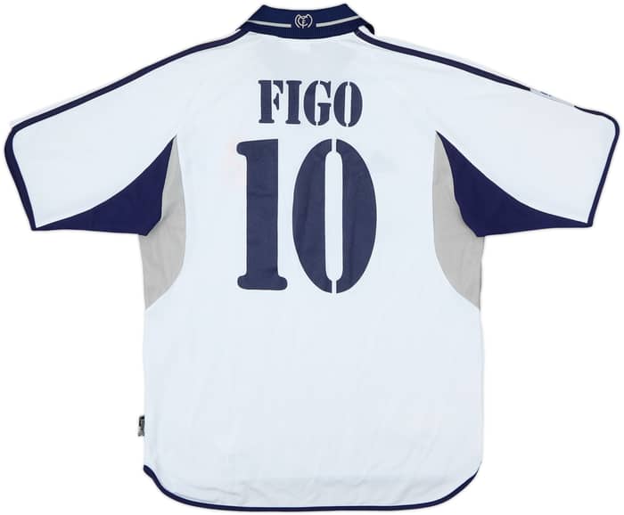 2000-01 Real Madrid Home Shirt Figo #10 - 5/10 - (M)