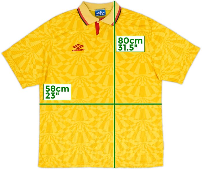 1990s Umbro Template Shirt #13 - 7/10 - (XL)