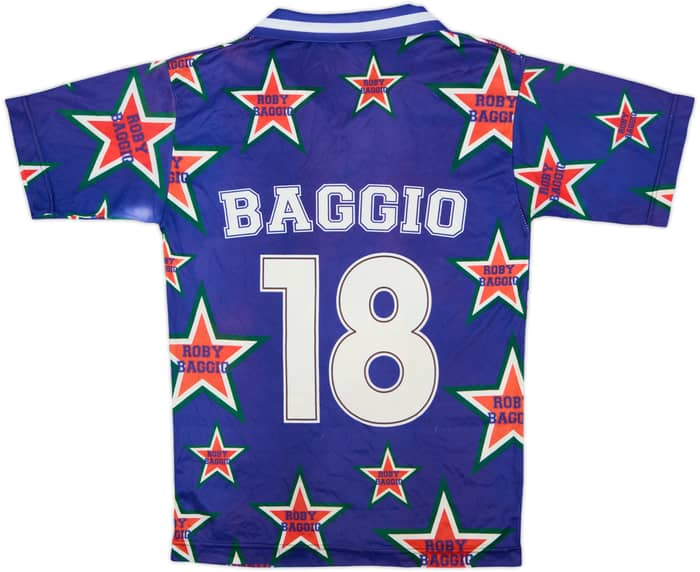 1990s Italy Graphic Shirt Baggio #18 - 8/10 - (S/M)