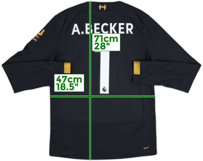 2019-20 Liverpool Camiseta de Arquero A.Becker #1 - 8/10 - (S)