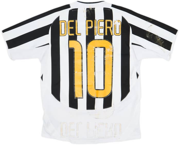 2003-04 Juventus Home Shirt Del Piero #10 - 3/10 - (XL.Boys)