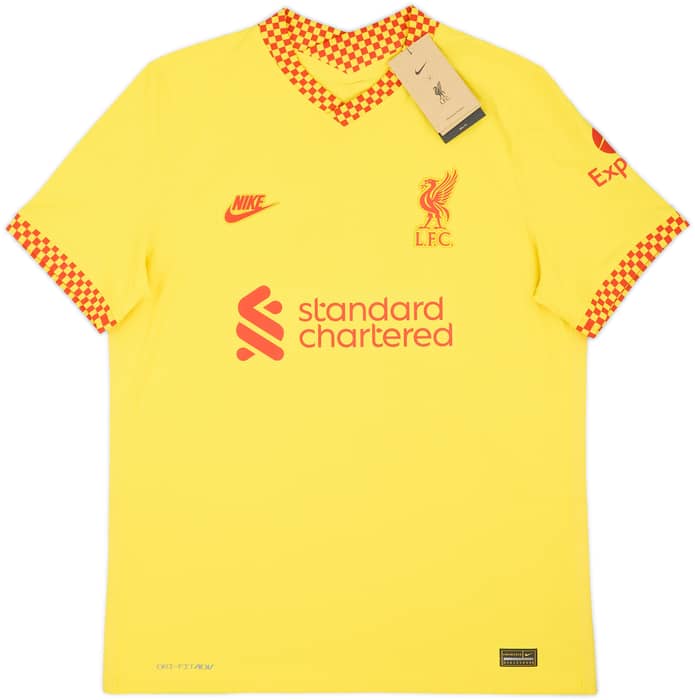Camiseta auténtica de la tercera equipación del Liverpool 2021-22 Mane #10 (L)