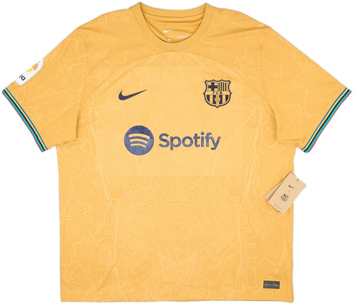 2022-23 Barcelona Away Shirt Lewandowski #9 (XL)