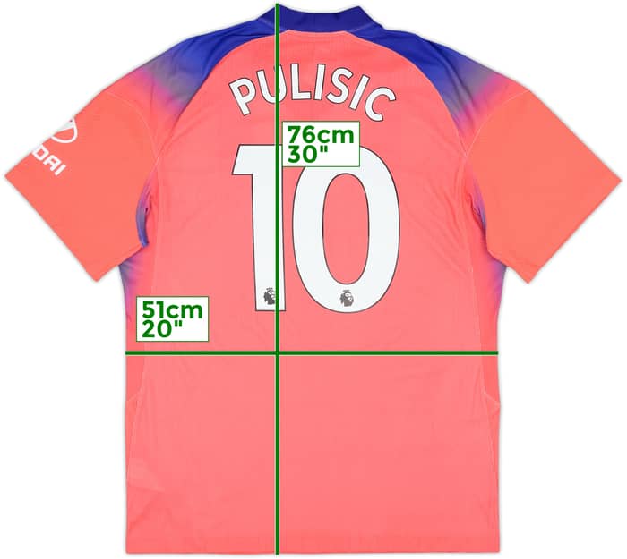 2020-21 Chelsea Authentic Third Shirt Pulisic #10 (L)