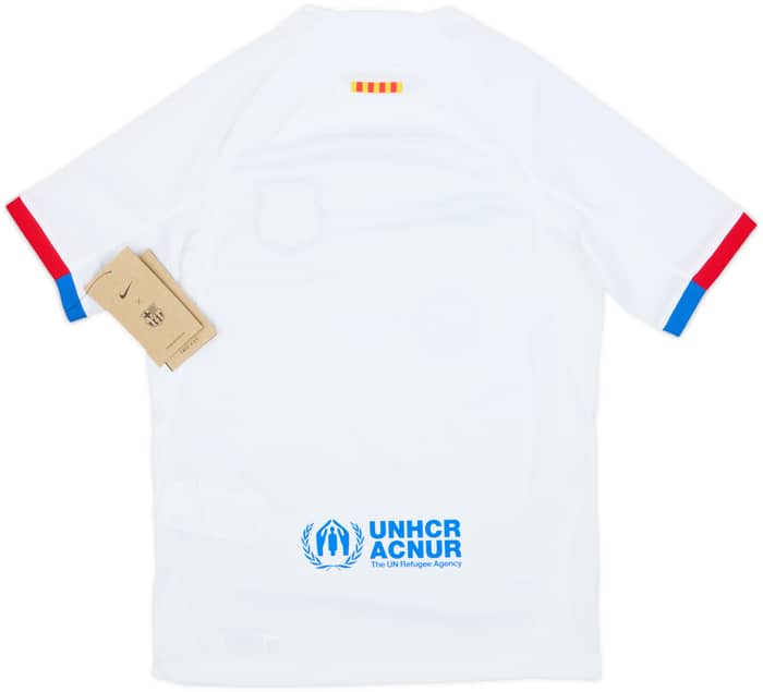 2023-24 Barcelona Away Shirt (M.Boys)