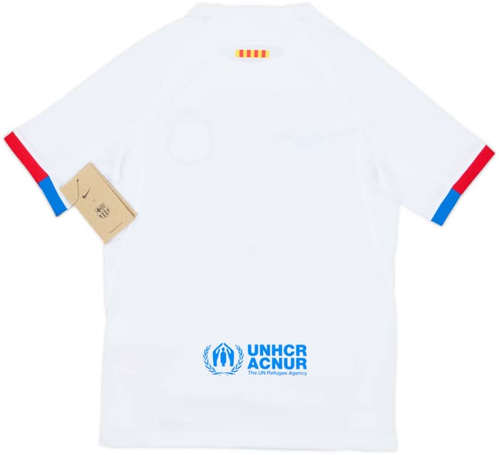 2023-24 Barcelona Away Shirt (M.Boys)