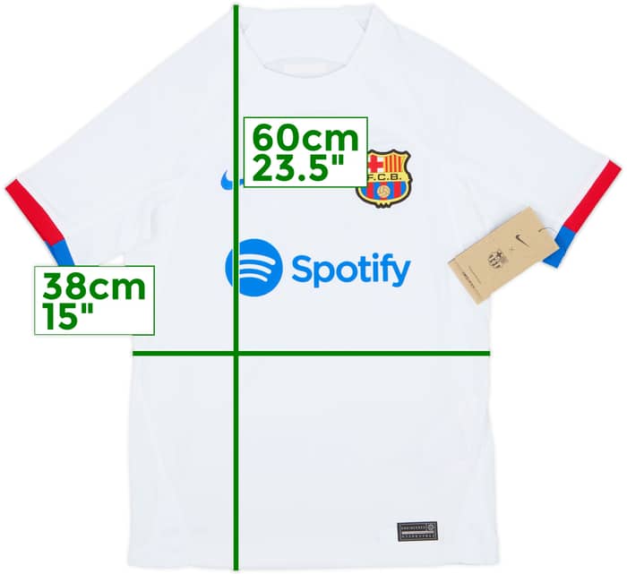 2023-24 Barcelona Away Shirt (M.Boys)